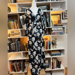 Flynn Skye Black and White Floral Dress